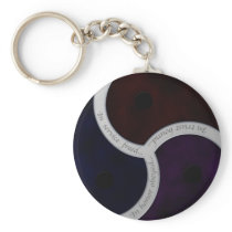 Three Sayings Triskele Key Chains