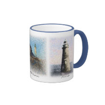 Three Scituate Landmarks  Coffee Mug