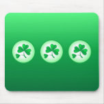 Three Shamrocks Mouse Pad