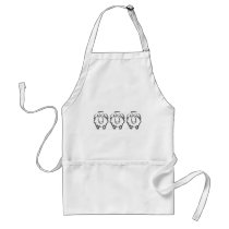 three sheeps aprons