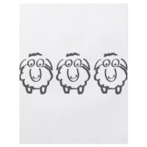 three sheeps custom flyer