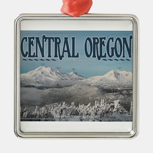 Three Sisters Wilderness Messenger Bag Christmas Ornaments