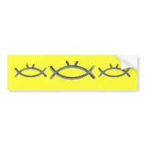 Three Spiritual Crabs bumper stickers by Amberhearts Three Spiritual Crabs bumper stickers
