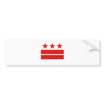 Three Stars 2 Bars Bumper Sticker