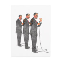 Three Suits - Obama Inauguration postcards