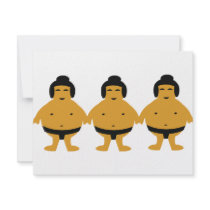 three sumos icon invitations