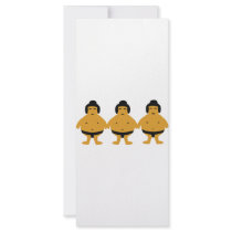 three sumos icon rack cards