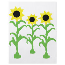 three sun flowers icon flyers