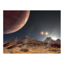 Three Sunsets, Triple Star Sunset Art posters