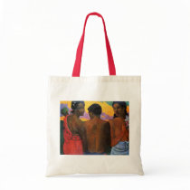 'Three Tahitians' - Paul Gauguin Canvas Bag