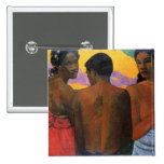 'Three Tahitians' - Paul Gauguin Buttons