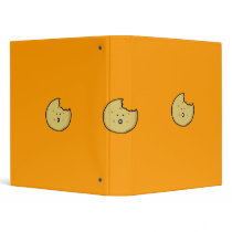Three tea cookies binders