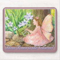 "Three Times is the Charm?"  Mouse Pad