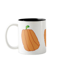 Three Titlted Pumpkins mug by serenity_ii Three Titlted Pumpkins mug