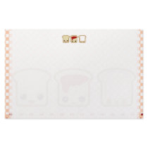 three toast life custom stationery