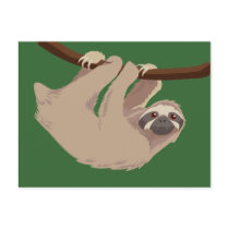 Three Toed Sloth Postcards