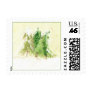 three trees postage stamp