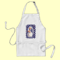 *three tribal birds* aprons