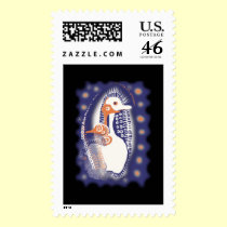 *three tribal birds* postage