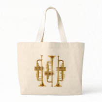 Three Trumpets Tote Bag