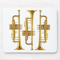 Three Trumpets Mouse Pads