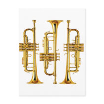 Three Trumpets postcards by tshirtypoo Three Trumpets postcards