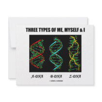 Three Types Of Me, Myself & I (A-DNA B-DNA Z-DNA) Announcement
