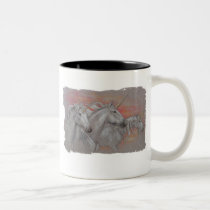 Three Unicorns mugs by pawtraitart Three Unicorns mugs