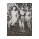 Three Vintage Beauties Post Card