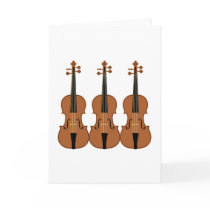 Three Violins cards by tshirtypoo Three Violins cards