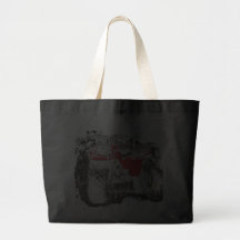 Three Wheeled ATC Red Trike Motorbike Bags