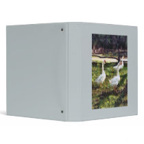 Three White Geese binders