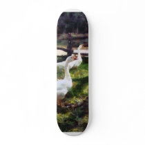 Three White Geese skateboards