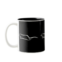 Three White Running Rats mugs by rattycorner Three White Running Rats mugs