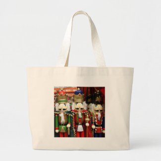 Three Wise Crackers - Nutcracker Soldiers Tote Bags