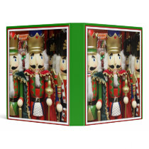 Three Wise Crackers - Nutcracker Soldiers 3 Ring Binders