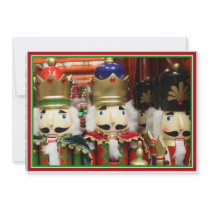 Three Wise Crackers - Nutcracker Soldiers Invitations