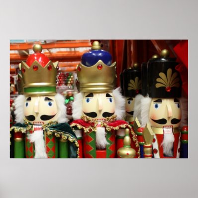 Three Wise Crackers - Nutcracker Soldiers Poster