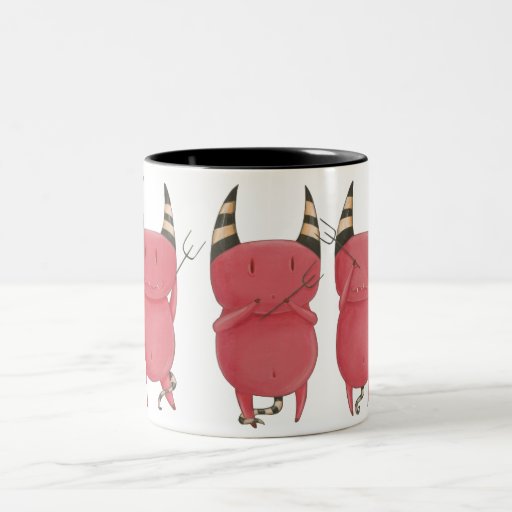 Three wise Devils- little devil art Mugs
