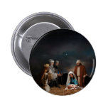 Three Wise Men at the Nativity Pinback Button