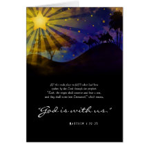 Three Wise Men Bible Verse Christmas Card