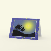 Three Wise Men Christmas Card