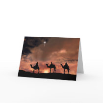 Three Wise Men Christmas Card