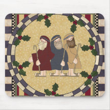 Three Wise Men Christmas Mousepad