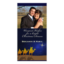 Three Wise Men Christmas Personalized Photo Card