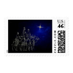 Three wise men postage stamps