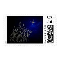 Three wise men postage stamps