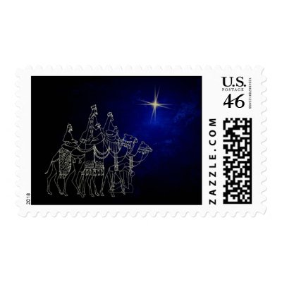 Three wise men postage