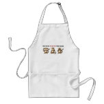 Three Wise Monkeys Aprons