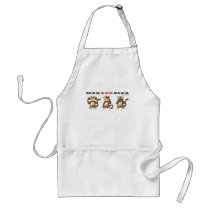 Three Wise Monkeys Aprons